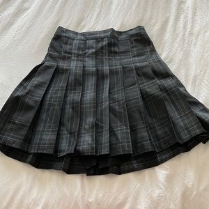 Black and Grey School miniskirt